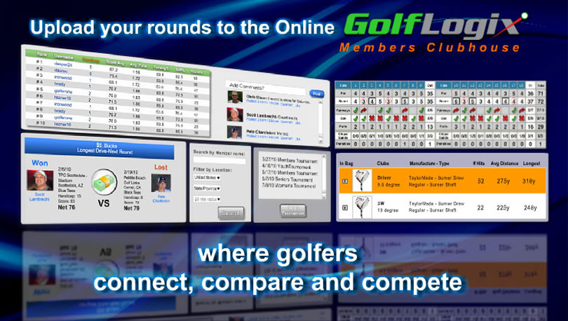 GolfLogix GPS Golfers Connect, Compare & Compete